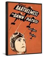 THE DAWN PATROL, Richard Barthelmess on poster art, 1930-null-Framed Art Print