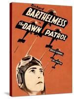 THE DAWN PATROL, Richard Barthelmess on poster art, 1930-null-Stretched Canvas