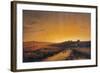 The Dawn Seen From the Countryside Outside Rome-Giuseppe Canella-Framed Giclee Print