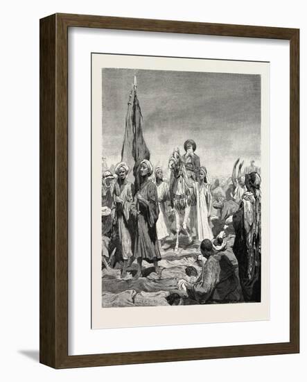 The Dawsah, or Treading. Egypt, 1879-null-Framed Giclee Print
