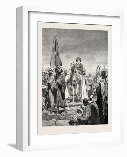 The Dawsah, or Treading. Egypt, 1879-null-Framed Giclee Print