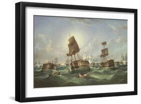 The Day After the Battle of Trafalgar, c.1867-Richard Spencer-Framed Giclee Print