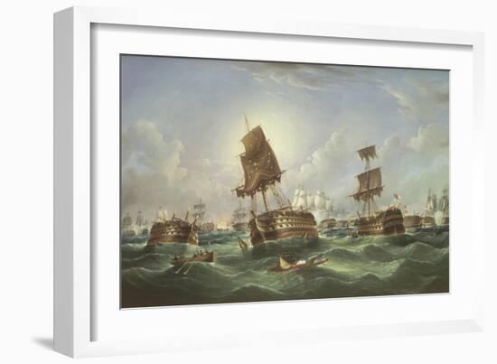 The Day After the Battle of Trafalgar, c.1867-Richard Spencer-Framed Giclee Print