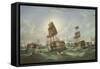 The Day After the Battle of Trafalgar, c.1867-Richard Spencer-Framed Stretched Canvas