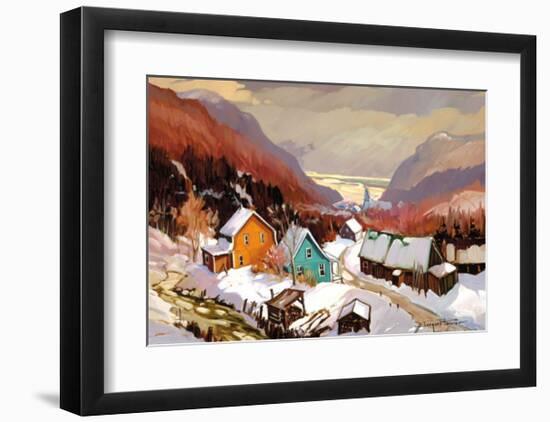 The Day after the Storm-Jacques Poirier-Framed Art Print