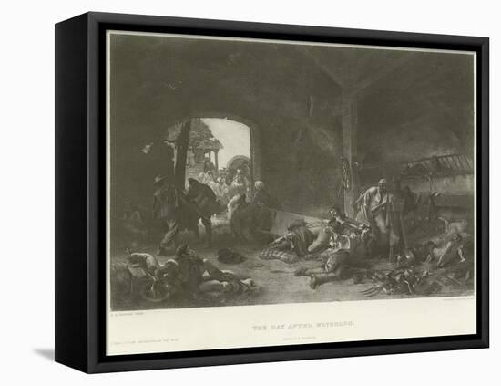 The Day after Waterloo-Emile Antoine Bayard-Framed Stretched Canvas