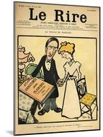 The Day before the Wedding, Cartoon from the Cover of 'Le Rire', 26th August 1899-Emmanuel Poire Caran D'ache-Mounted Giclee Print