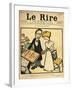 The Day before the Wedding, Cartoon from the Cover of 'Le Rire', 26th August 1899-Emmanuel Poire Caran D'ache-Framed Giclee Print
