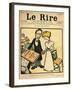 The Day before the Wedding, Cartoon from the Cover of 'Le Rire', 26th August 1899-Emmanuel Poire Caran D'ache-Framed Giclee Print