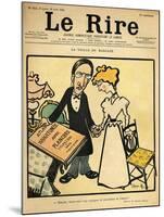 The Day before the Wedding, Cartoon from the Cover of 'Le Rire', 26th August 1899-Emmanuel Poire Caran D'ache-Mounted Giclee Print