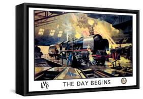 The Day Begins-null-Framed Stretched Canvas