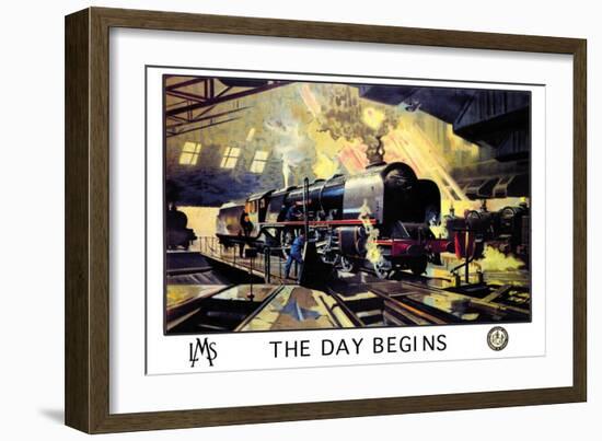 The Day Begins-null-Framed Art Print