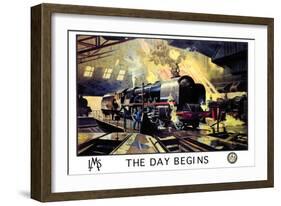 The Day Begins-null-Framed Art Print