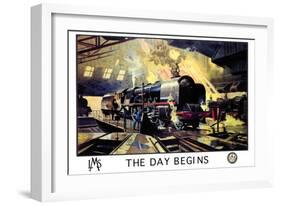 The Day Begins-null-Framed Art Print