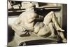 The Day, Detail from the Tomb of Giuliano De' Medici, Duke of Nemours, 1525-1534-Michelangelo-Mounted Giclee Print