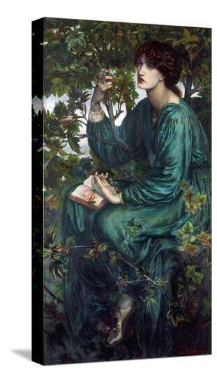 The Day Dream, 1880-Dante Gabriel Rossetti-Stretched Canvas