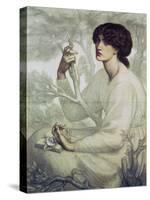 The Day Dream, 19th Century-Dante Gabriel Rossetti-Stretched Canvas