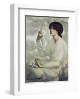 The Day Dream, 19th Century-Dante Gabriel Rossetti-Framed Giclee Print