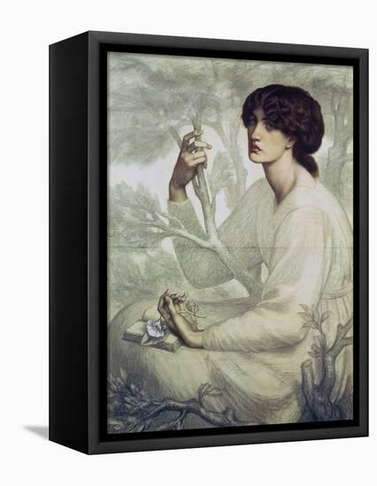 The Day Dream, 19th Century-Dante Gabriel Rossetti-Framed Stretched Canvas