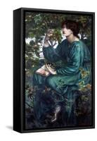 The Day Dream by Dante Gabriel Rossetti-Dante Gabriel Rossetti-Framed Stretched Canvas