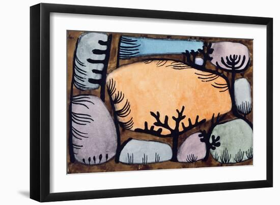 The Day in the Forest; Der Tag Im Wald-Paul Klee-Framed Giclee Print