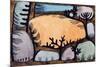 The Day in the Forest; Der Tag Im Wald-Paul Klee-Mounted Giclee Print