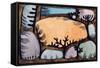 The Day in the Forest; Der Tag Im Wald-Paul Klee-Framed Stretched Canvas