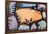 The Day in the Forest; Der Tag Im Wald-Paul Klee-Framed Giclee Print