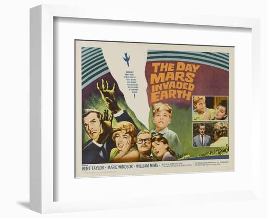 The Day Mars Invaded Earth, UK Movie Poster, 1962-null-Framed Art Print