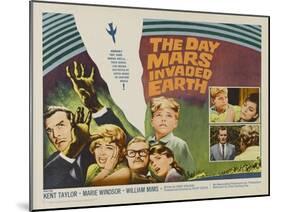 The Day Mars Invaded Earth, UK Movie Poster, 1962-null-Mounted Art Print