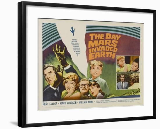 The Day Mars Invaded Earth, UK Movie Poster, 1962-null-Framed Art Print