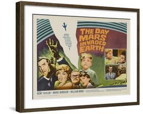 The Day Mars Invaded Earth, UK Movie Poster, 1962-null-Framed Art Print