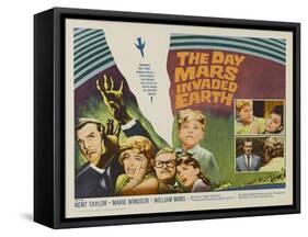 The Day Mars Invaded Earth, UK Movie Poster, 1962-null-Framed Stretched Canvas