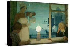 The Day of Rest, c.1926-Frederick Cayley Robinson-Stretched Canvas