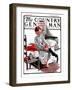 "The Day of the Circus," Country Gentleman Cover, July 25, 1925-Angus MacDonall-Framed Giclee Print
