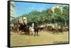 The Day of the Grand Prize [1]-Childe Hassam-Framed Stretched Canvas