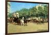 The Day of the Grand Prize [1]-Childe Hassam-Framed Art Print