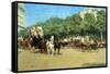 The Day of the Grand Prize [1]-Childe Hassam-Framed Stretched Canvas