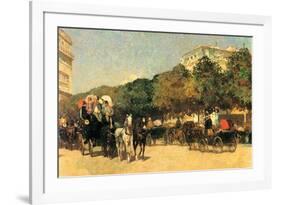 The Day of the Grand Prize [2]-Childe Hassam-Framed Premium Giclee Print