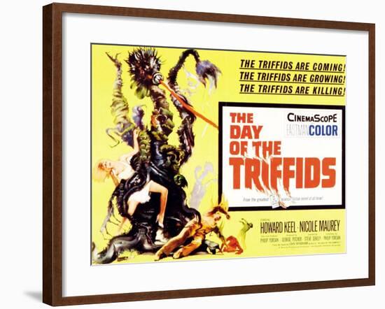 The Day of the Triffids, UK Movie Poster, 1963-null-Framed Art Print