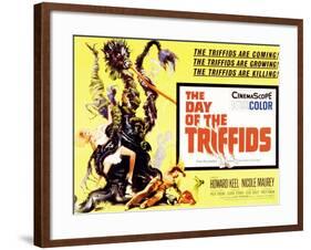 The Day of the Triffids, UK Movie Poster, 1963-null-Framed Art Print