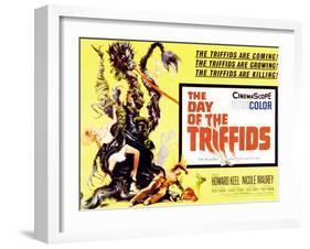 The Day of the Triffids, UK Movie Poster, 1963-null-Framed Art Print