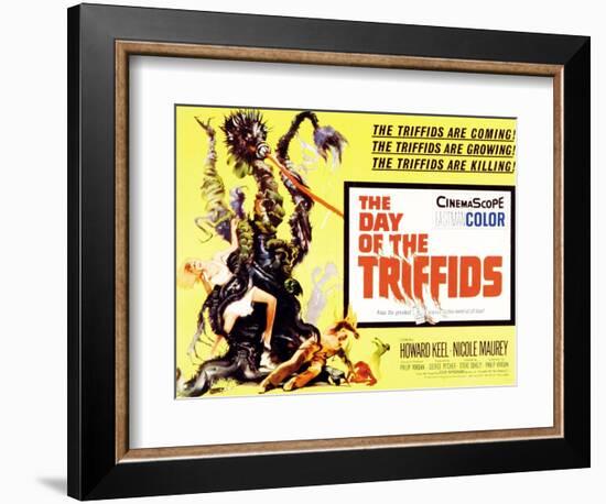 The Day of the Triffids, UK Movie Poster, 1963-null-Framed Art Print