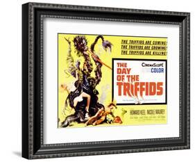 The Day of the Triffids, UK Movie Poster, 1963-null-Framed Art Print