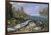 The Day's Catch on the Seashore-Jan van Kessel-Framed Giclee Print