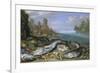 The Day's Catch on the Seashore-Jan van Kessel-Framed Giclee Print