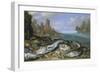 The Day's Catch on the Seashore-Jan van Kessel-Framed Giclee Print