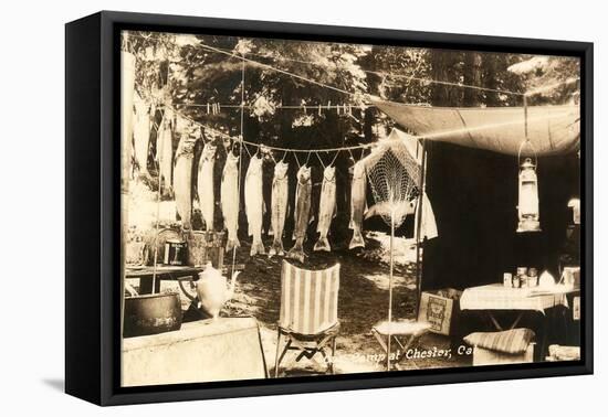 The Day's Catch-null-Framed Stretched Canvas