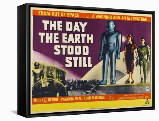 The Day the Earth Stood Still, 1951-null-Framed Stretched Canvas