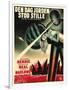 The Day The Earth Stood Still, Danish Movie Poster, 1951-null-Framed Art Print